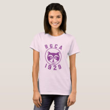 RGCA Women's Purple Logo T-shirt