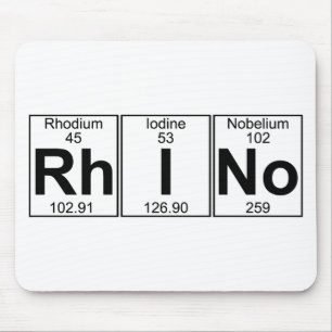 Rh-I-No (rhino) - Full Mouse Mat