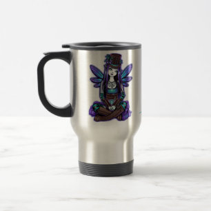 "Rhapsody" Gothic Absinthe Fairy Art Travel Mug