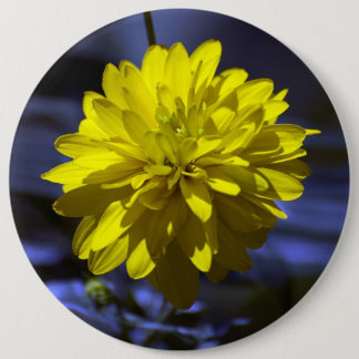 Rhapsody in blue 6 cm round badge