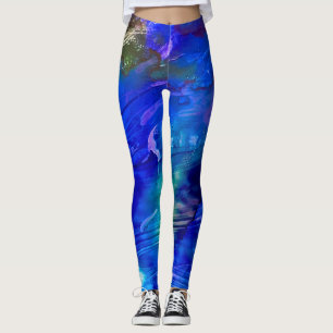 Rhapsody in Blue leggings