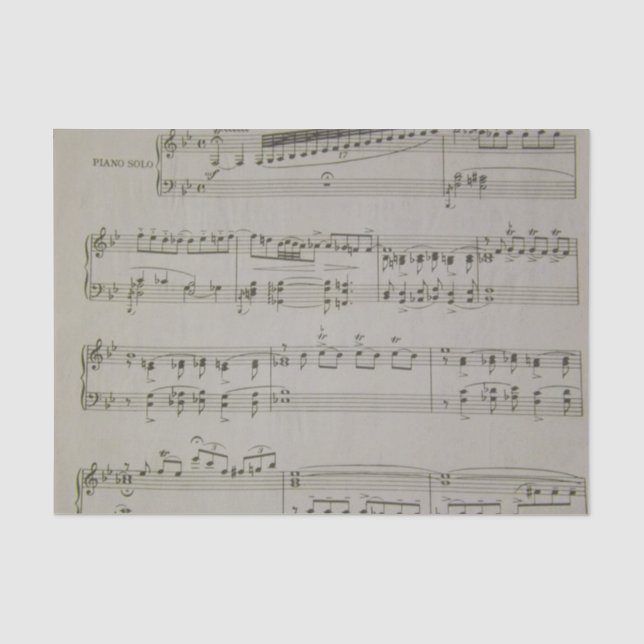 Rhapsody in Blue Tissue Paper (Front)