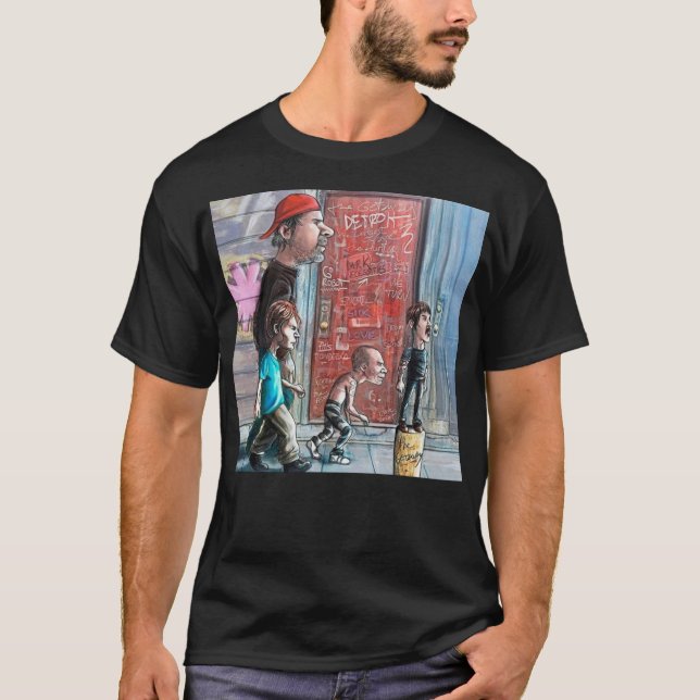 RHCP The Getaway Album Cartoon T-Shirt – RHCP (Front)