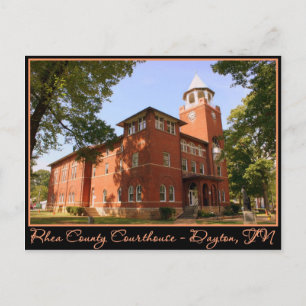 Rhea County Courthouse - Dayton, TN Postcard