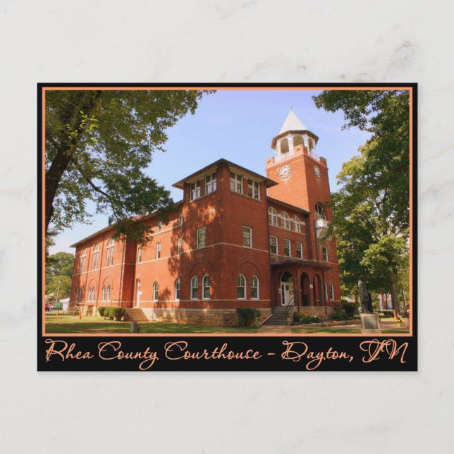 Rhea County Courthouse - Dayton, TN Postcard (Front)