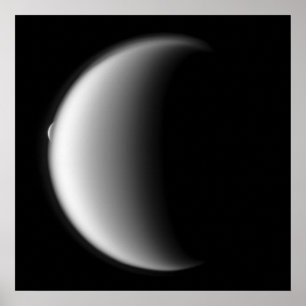 Rhea Emerges from Titan Poster