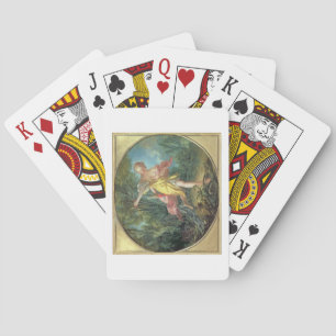 Rhea Sylvia fleeing from the Wolf, 1756 Playing Cards