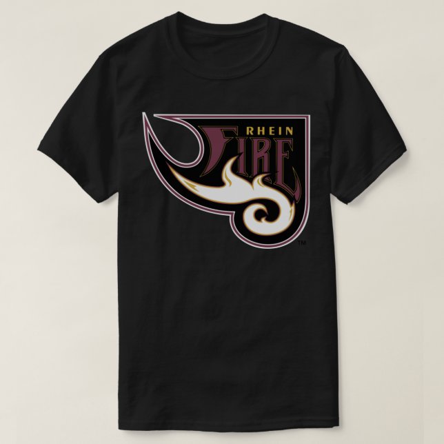 Rhein Fire Vintage Logo Classic T-Shirt (Design Front)