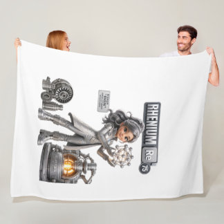 Rhenium character from the ATOMIVRA™ Fleece Blanket