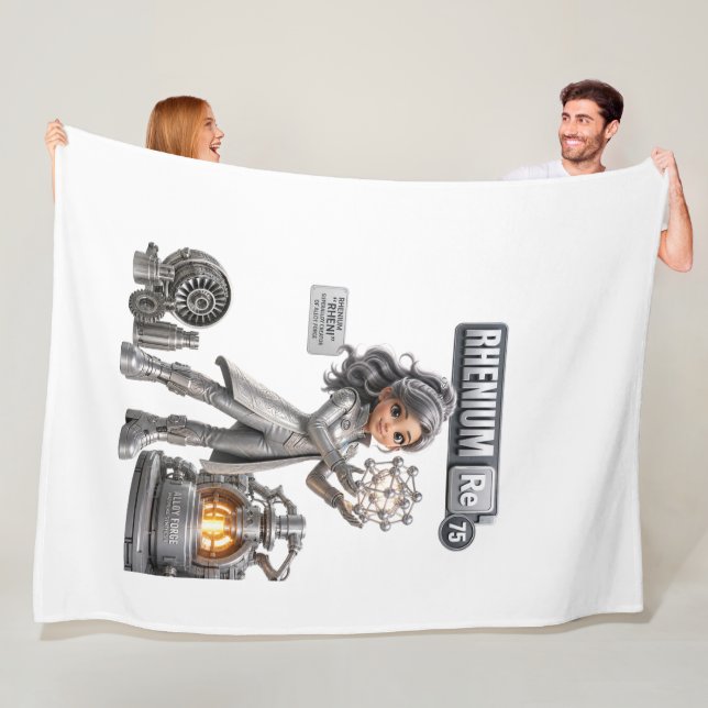 Rhenium character from the ATOMIVRA™ Fleece Blanket (In Situ)
