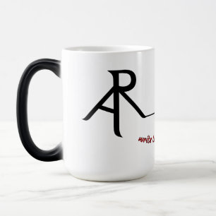Rhetoric Askew logo morphing coffee mug