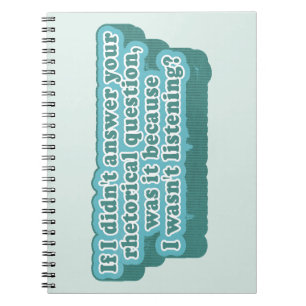 Rhetorical Questions Funny Grammar Notebook