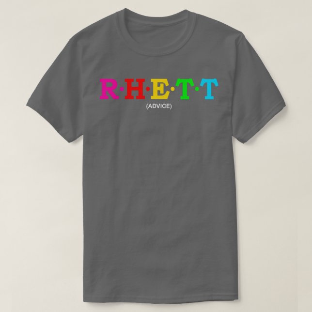 Rhett Advice T-Shirt (Design Front)