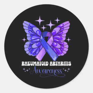 Rheumatoid Arthritis Awareness Classic Round Sticker