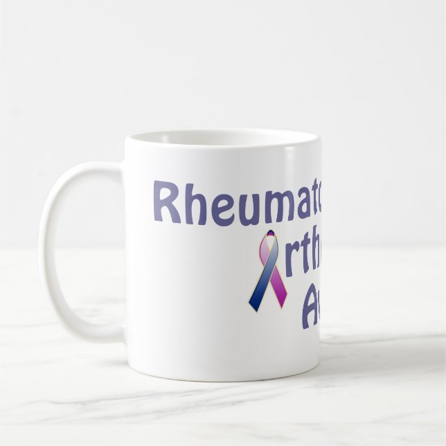 Rheumatoid Arthritis Awareness Coffee Mug (Left)