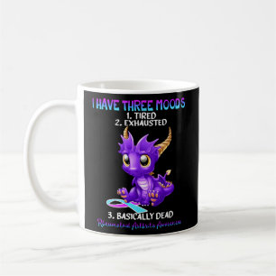 Rheumatoid Arthritis Awareness Dragon I Have Three Coffee Mug