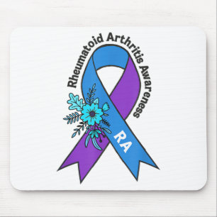 Rheumatoid Arthritis Awareness Ra Warrior Survivor Mouse Mat