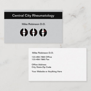 Rheumatoid Arthritis Rheumatology Business Cards