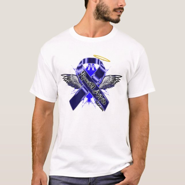 Rheumatoid Arthritis Ribbon Angel Shirt (Front)