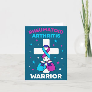 Rheumatoid Warrior Arthritis Awareness Humor Card
