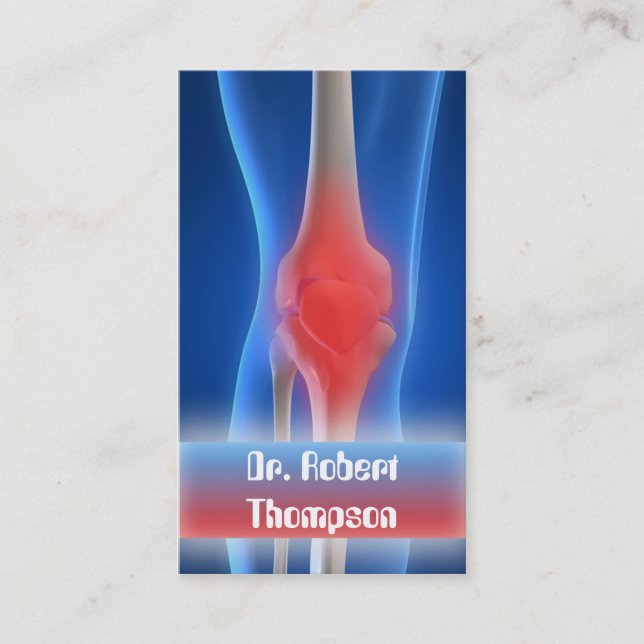 Rheumatologist / Orthopaedist / Trauma Card (Front)