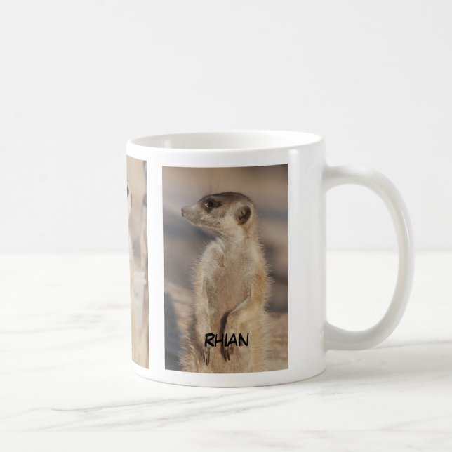 Rhian meerkat mug (Right)
