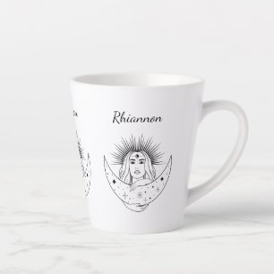 Rhiannon Celtic Welsh Moon Goddess Pagan Wicca Latte Mug