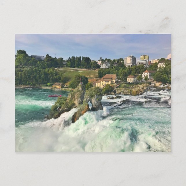 Rhine falls in Switzerland Postcard (Front)