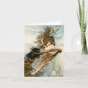 Rhine Maidens & Alberich Notecard
