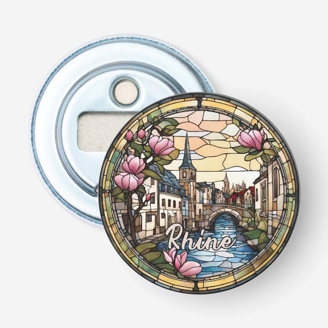 Rhine River Germany Bottle Opener (Front)