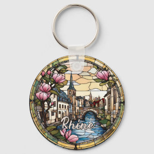 Rhine River Germany Key Ring