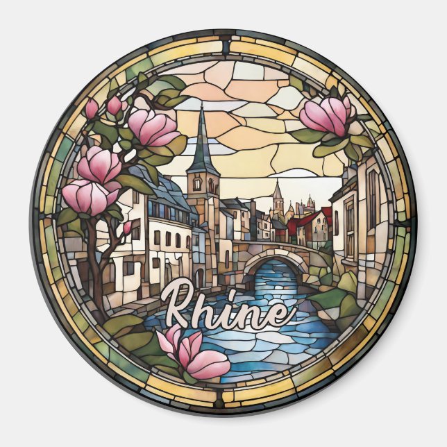 Rhine River Germany Magnet (Front)