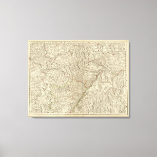 Rhine River Valley, France Canvas Print
