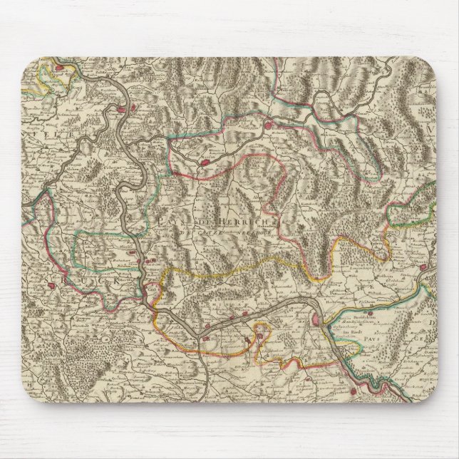 Rhine River Valley Mouse Mat (Front)