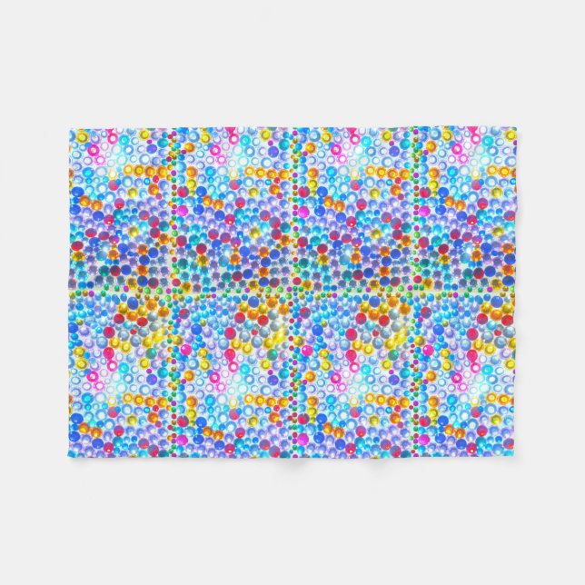 Rhine Stone Fleece Blanket (Front (Horizontal))