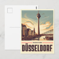 Rhine Tower Dusseldorf Rheinturm german gift