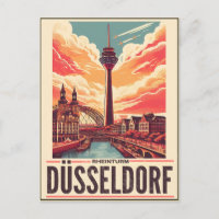 Rhine Tower Dusseldorf Rheinturm german gift