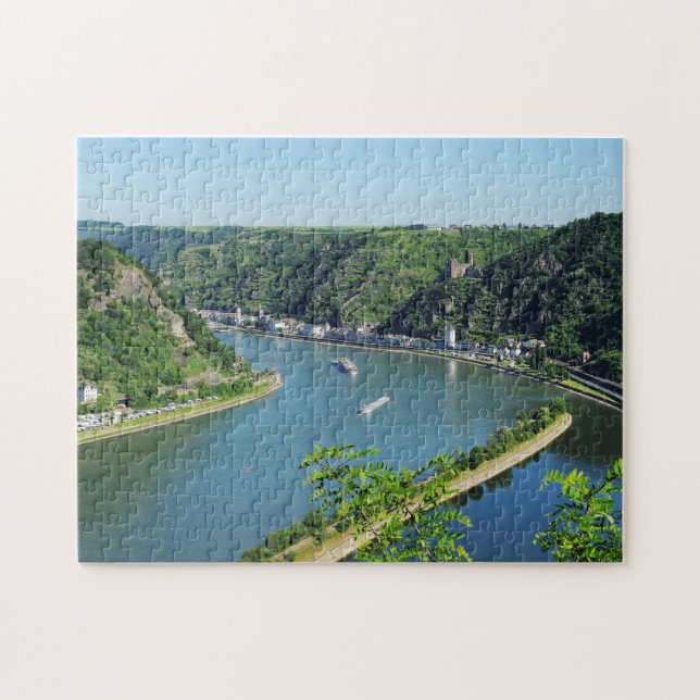 Rhine Valley at the Loreley Jigsaw Puzzle (Horizontal)