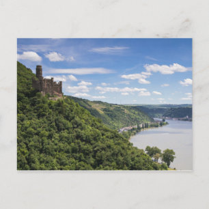 Rhine Valley - Castle Maus postcard