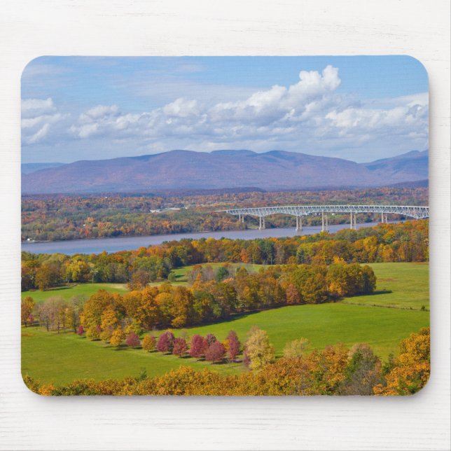 Rhinecliff Bridge in the fall mouse pad (Front)