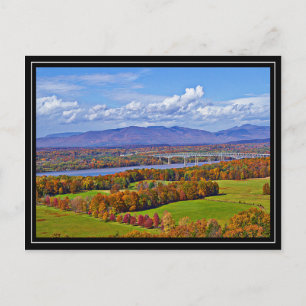 Rhinecliff Bridge in the fall Postcard