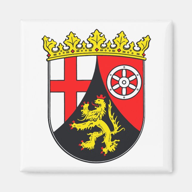 Rhineland-Palatinate Coat of Arms Magnet (Front)