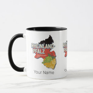 Rhineland-Palatinate Germany Federal State RLP Mug