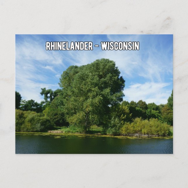 Rhinelander Wisconsin Postcard (Front)