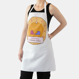 Rhinestone Cowgirl Vibes Retro Western Sunburst Apron