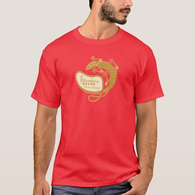Rhinestone Gecko T-Shirt (Front)