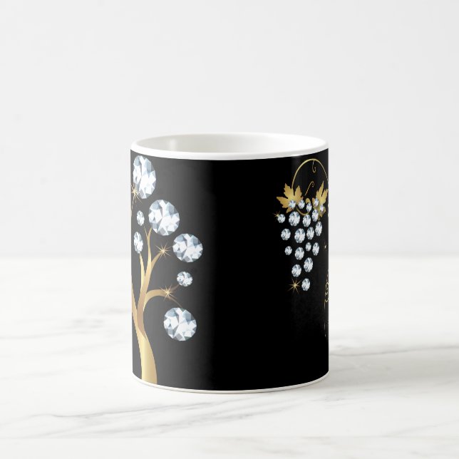 Rhinestone Jewels Diamond Coffee Mug (Center)