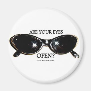 RHINESTONE SUNGLASSES MAGNET