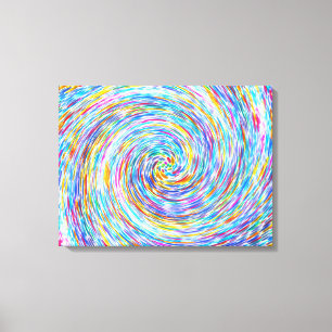 RhineStone Swirl Canvas Print