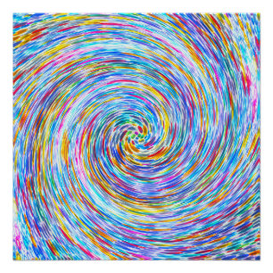 RhineStone Swirl Perfect Poster